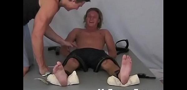  Surfer Philip gets tied up and tickle tortured by friends